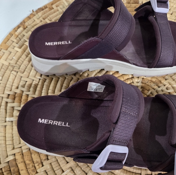 Merrell Low Wedge Platform Strappy Sandals - Picture 4 of 7